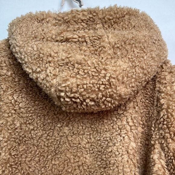 Isaac Mizrahi curly teddy coat with hood size 26 NWT - Picture 9 of 12